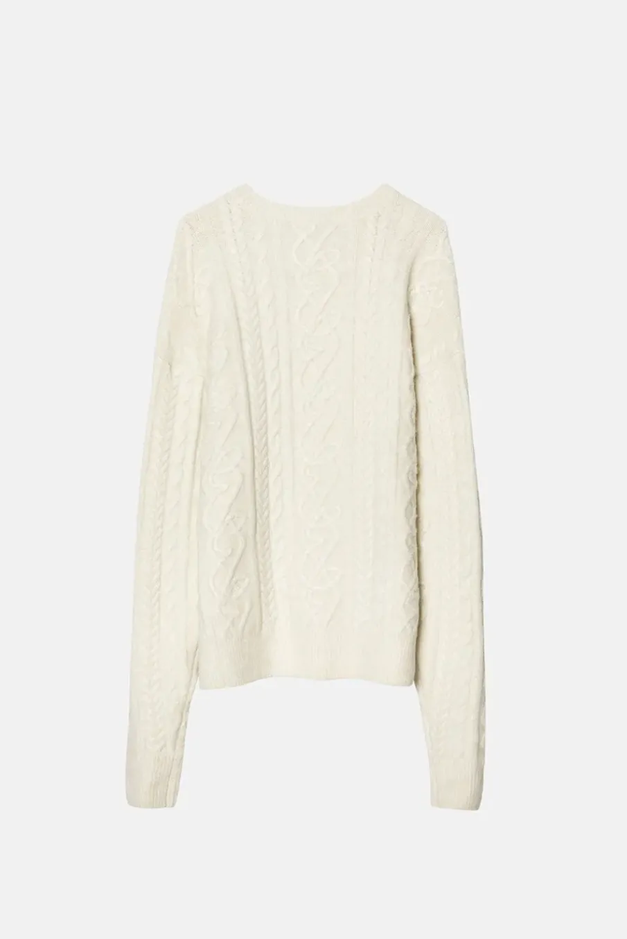 ANTIQUE CABLE KNIT SWEATER