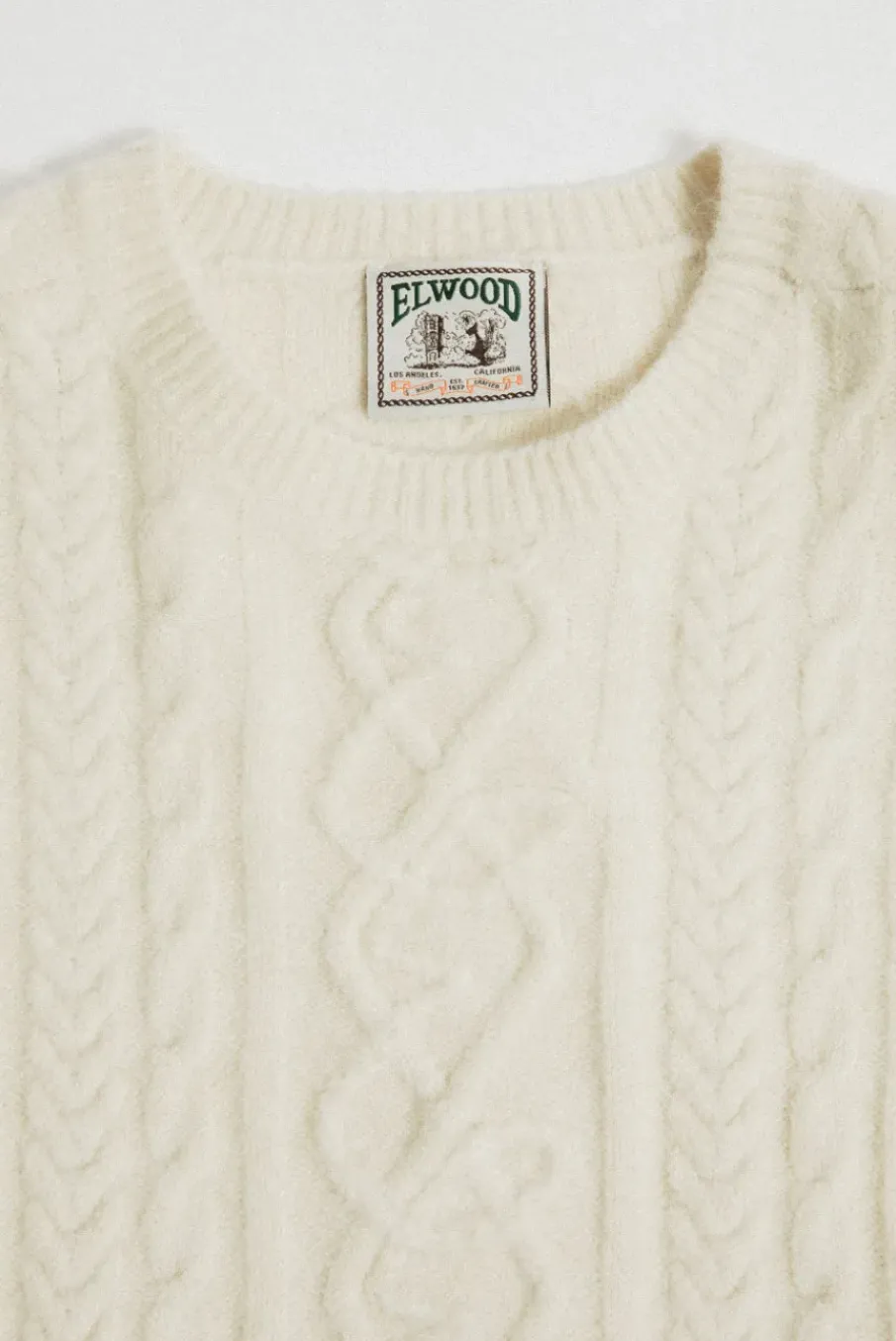 ANTIQUE CABLE KNIT SWEATER
