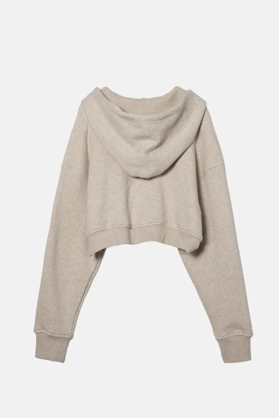 BABYDOLL CROP ZIP HOODIE