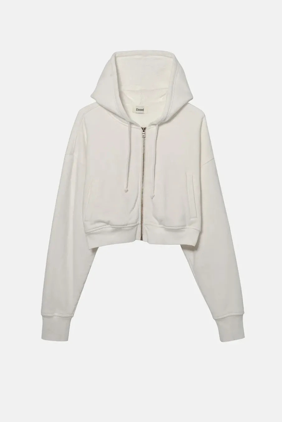 BABYDOLL CROP ZIP HOODIE