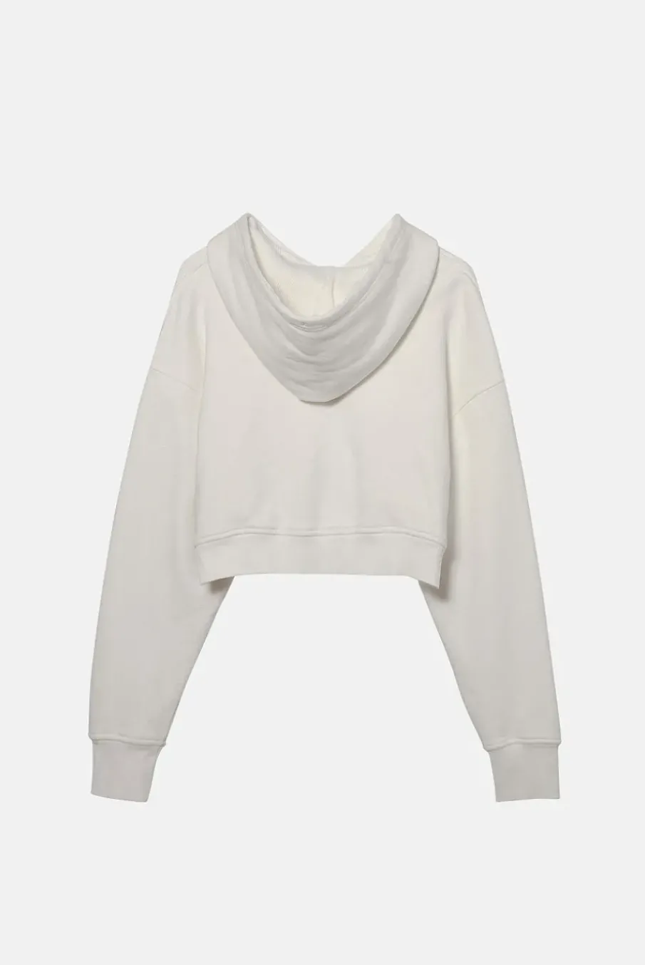 BABYDOLL CROP ZIP HOODIE