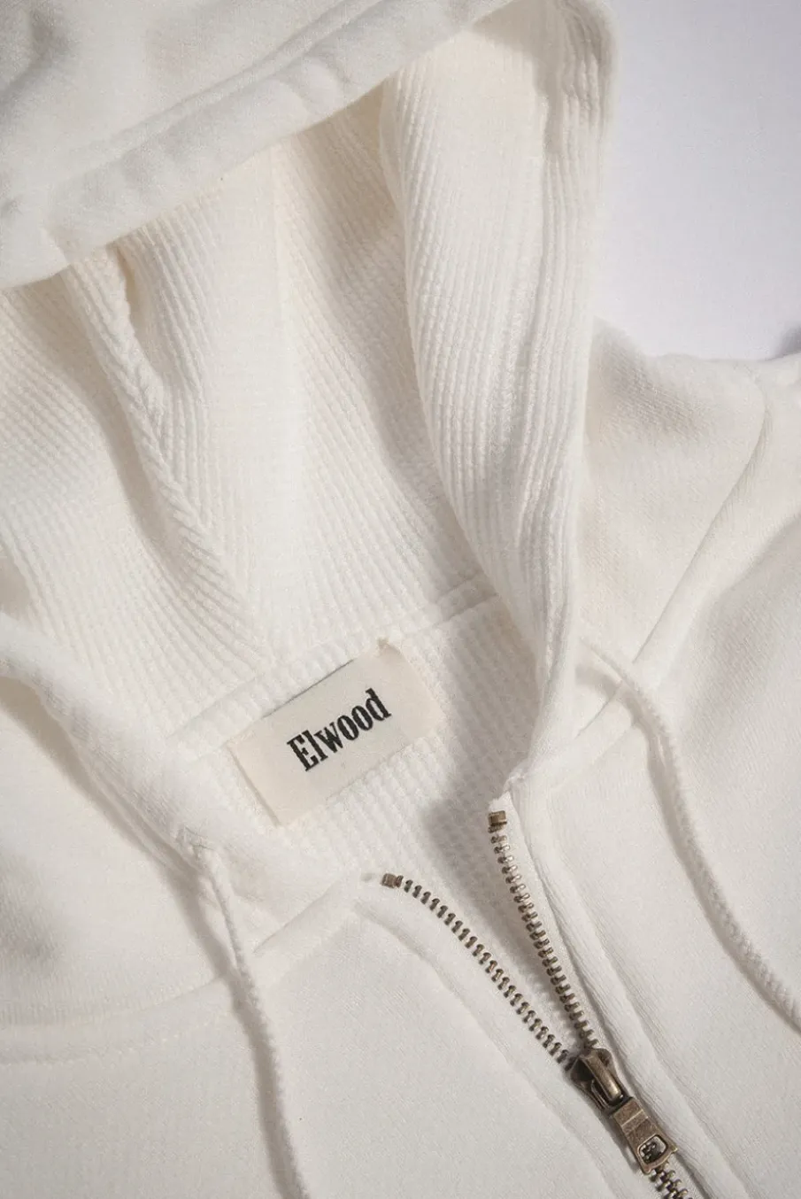 BABYDOLL CROP ZIP HOODIE