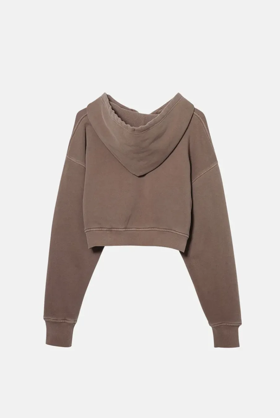 BABYDOLL CROP ZIP HOODIE