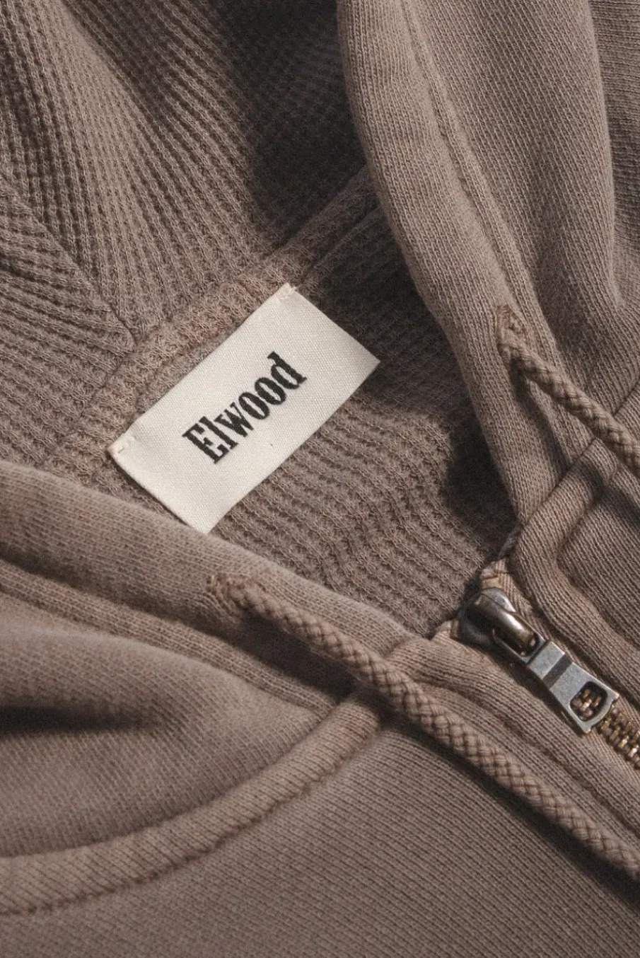 BABYDOLL CROP ZIP HOODIE