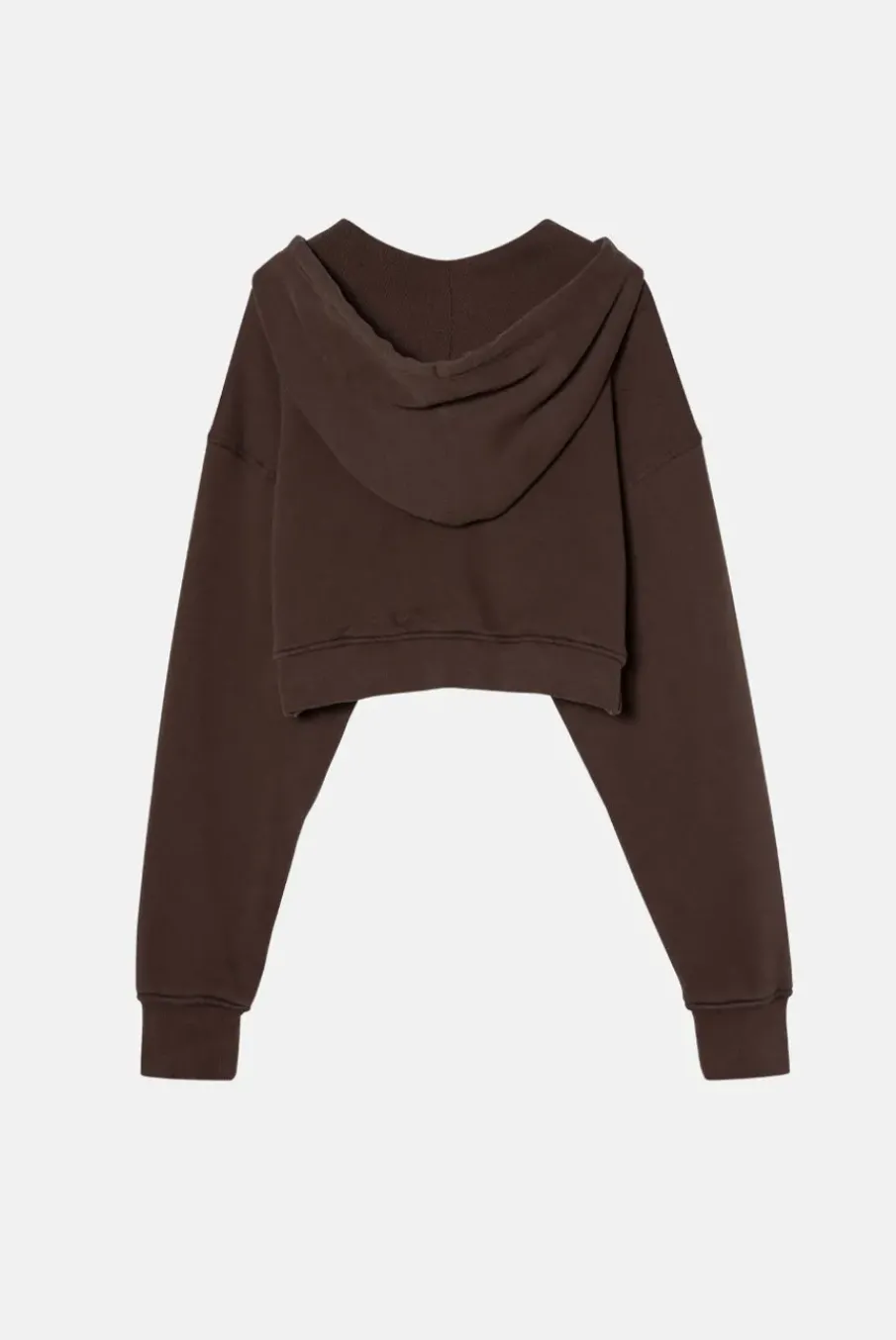 BABYDOLL CROP ZIP HOODIE