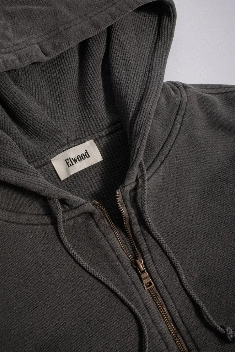 BABYDOLL CROP ZIP HOODIE