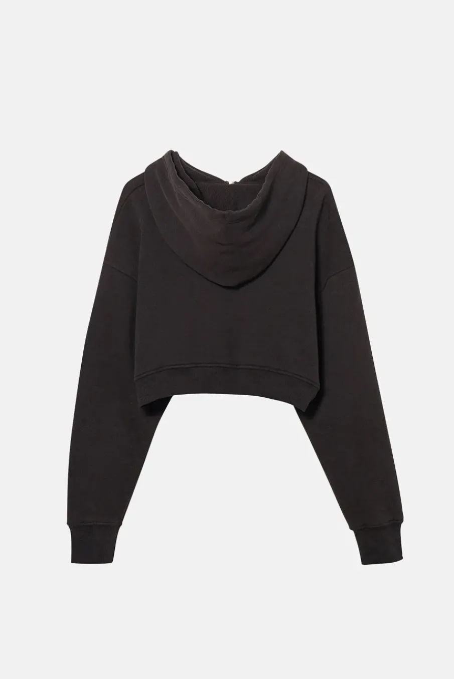 BABYDOLL CROP ZIP HOODIE