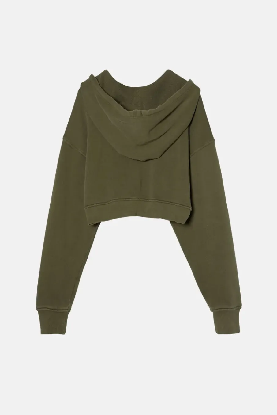 BABYDOLL CROP ZIP HOODIE