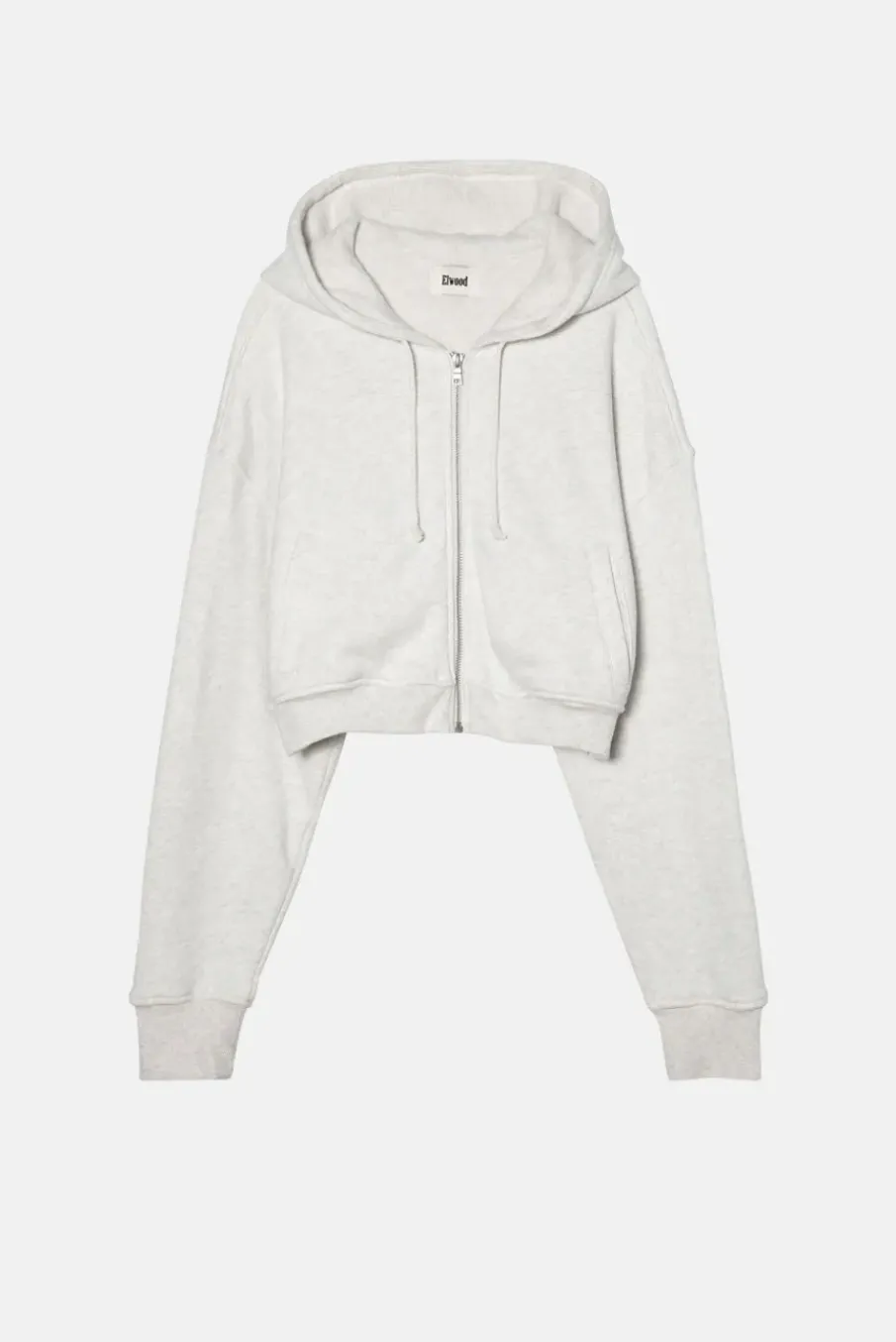 BABYDOLL CROP ZIP HOODIE