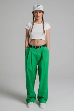 BIG PLEATS CHINO PANT