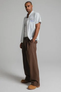 BIG PLEATS CHINO PANT