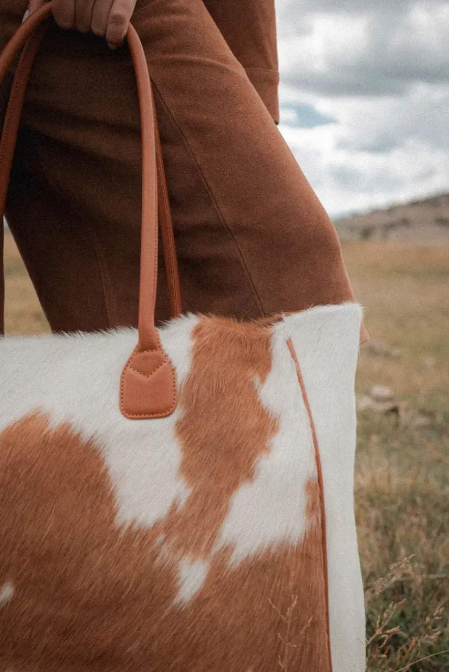 COW HIDE BAG