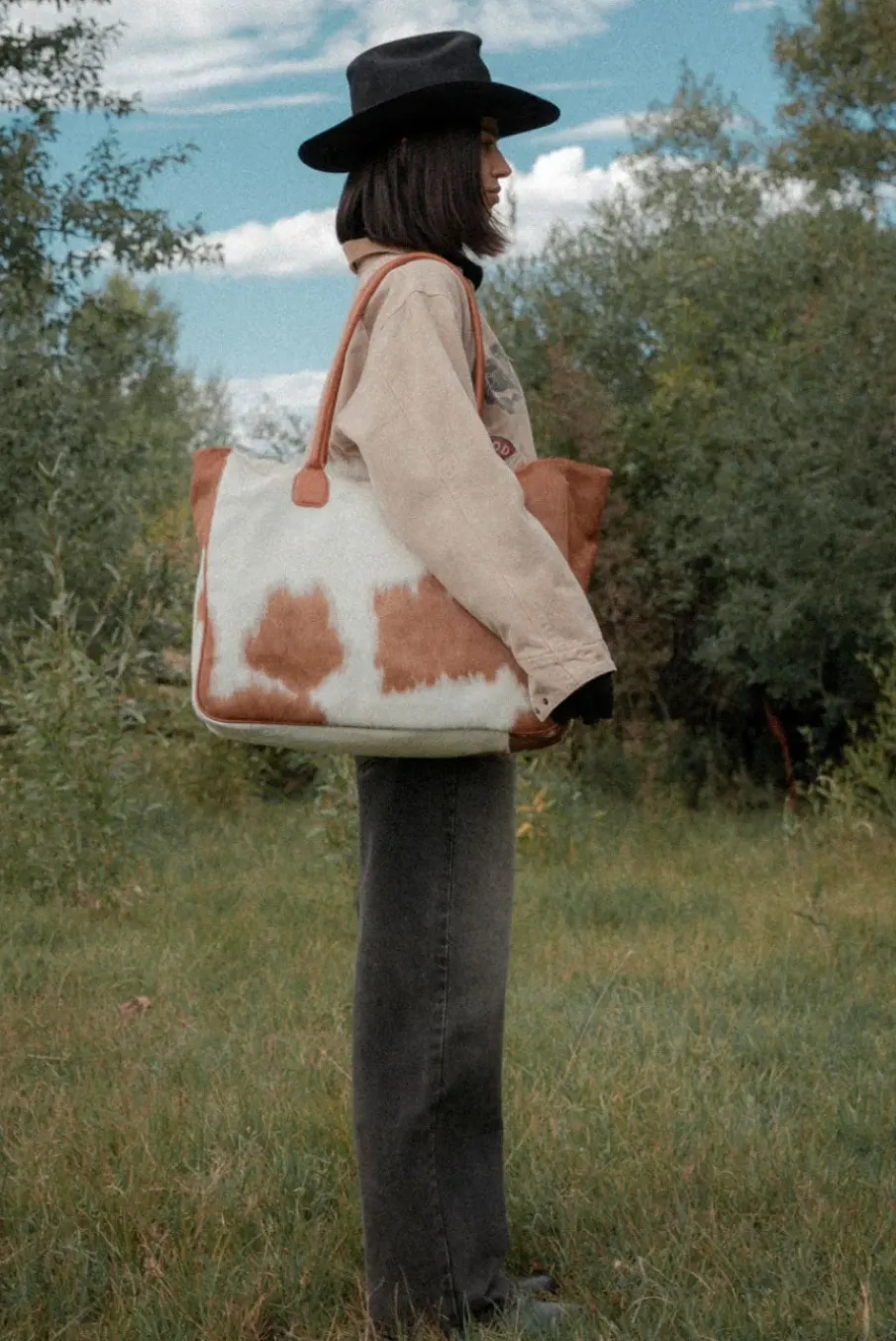 COW HIDE BAG