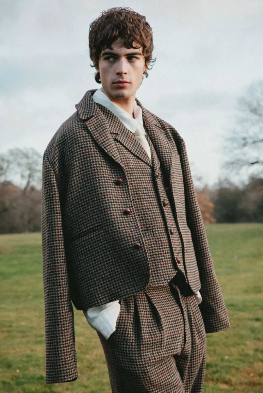 GRANDAD CROPPED BLAZER