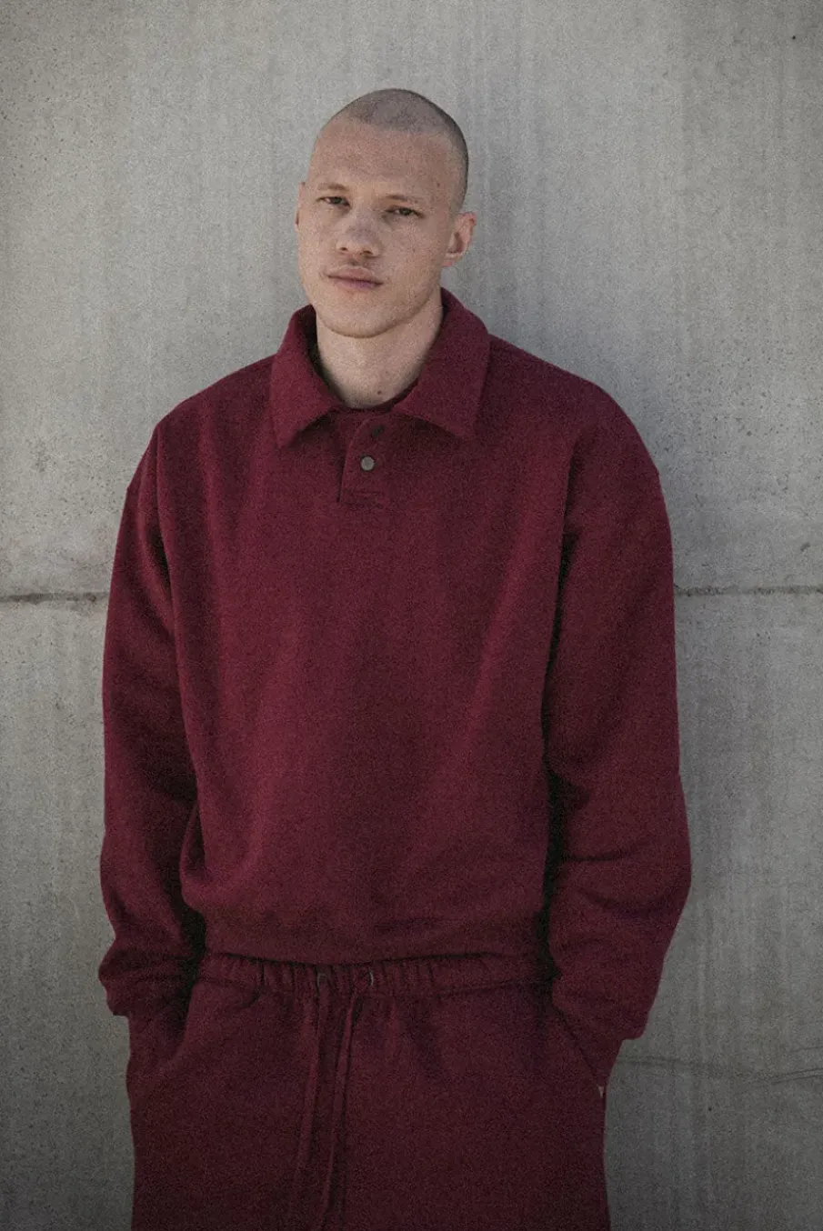 HEAVYWEIGHT POLO CREWNECK