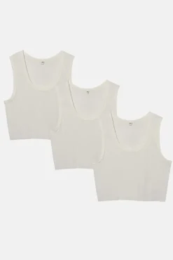 MALIBU CROP TANK 3 PACK