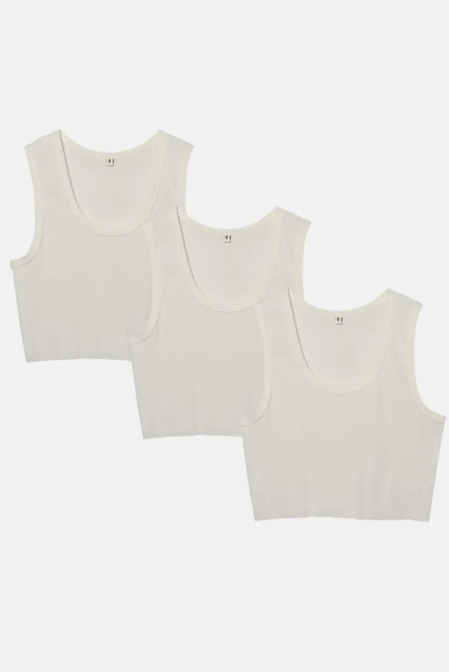 MALIBU CROP TANK 3 PACK