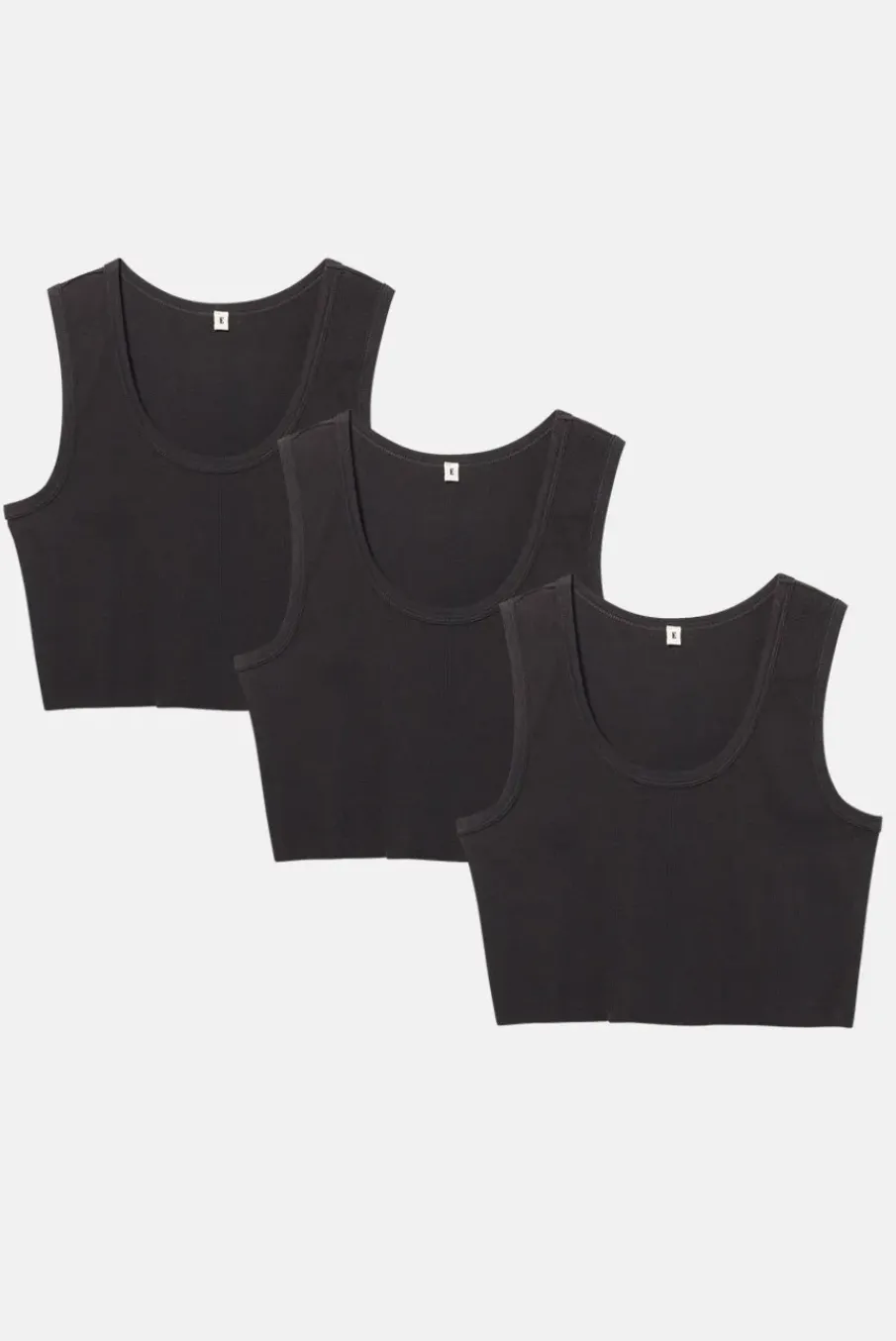 MALIBU CROP TANK 3 PACK