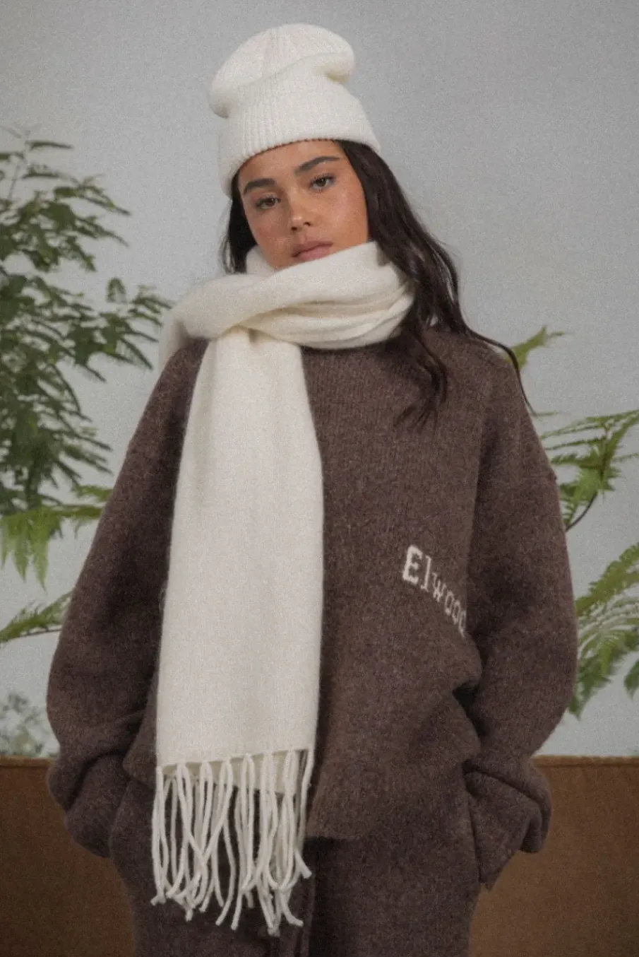 MOHAIR BLEND SCARF