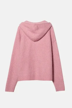 MOHAIR BLEND ZIP HOODIE