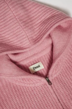MOHAIR BLEND ZIP HOODIE