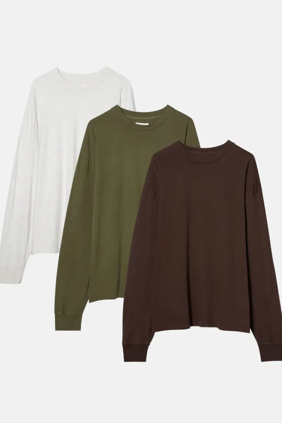 OVERSIZED CORE LS TEE 3 PACK
