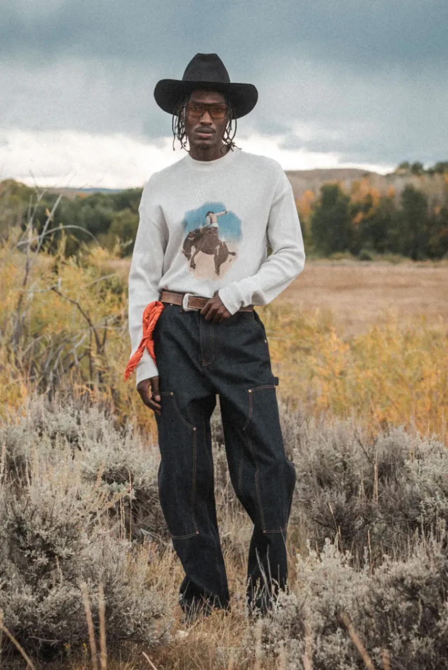 RAW INDIGO INDUSTRY PANT