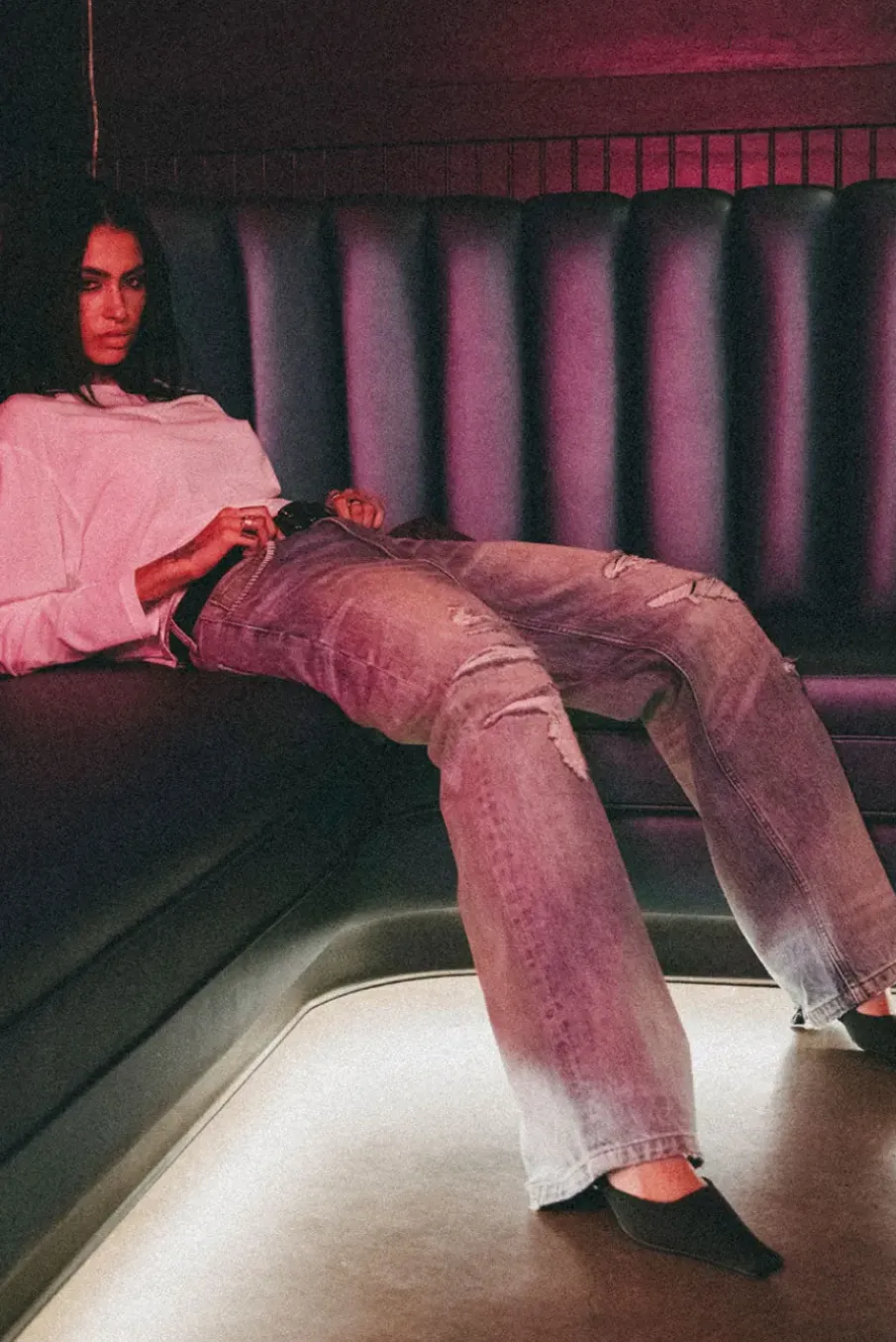 STITCHED POCKET PANT