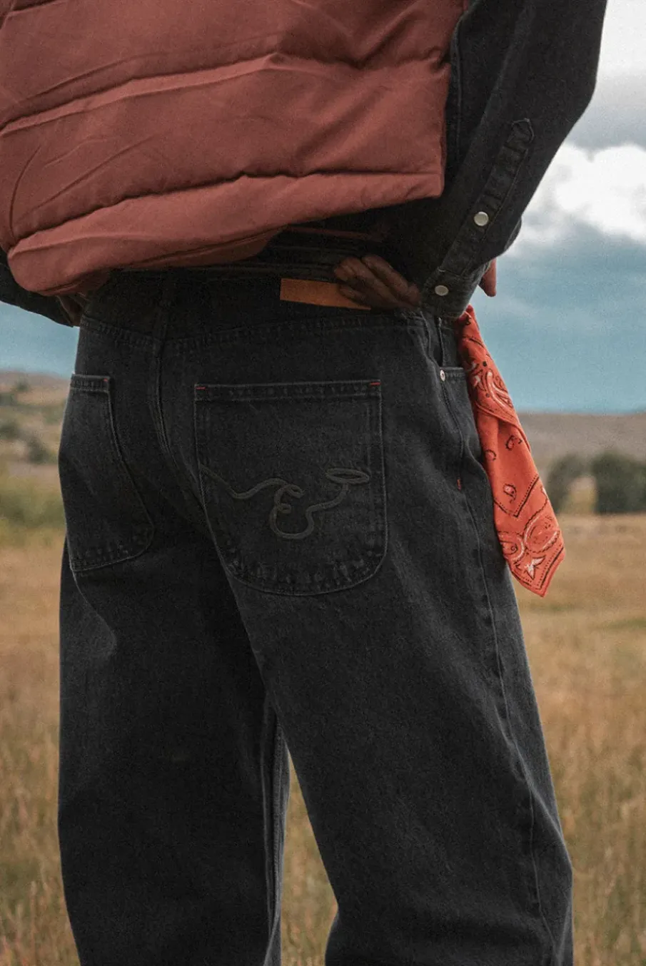 STRAIGHT LEG DENIM PANT