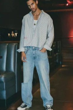STRAIGHT LEG DENIM PANT