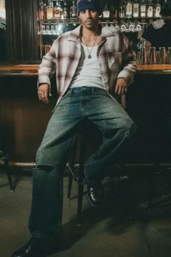 STRAIGHT LEG DENIM PANT