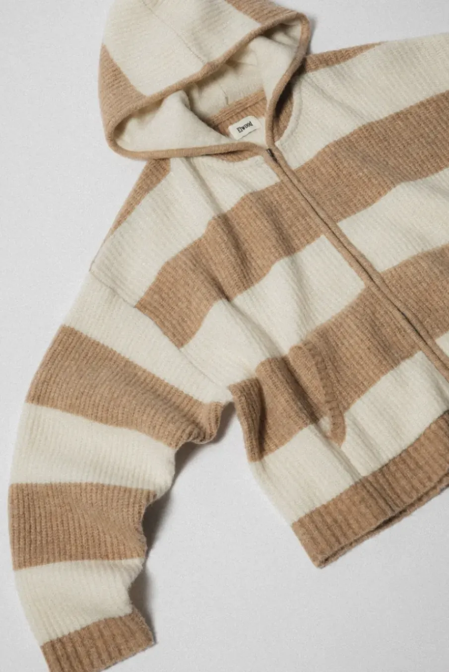 STRIPE SWEATER HOODIE