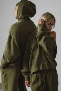 THERMAL ZIP HOODIE