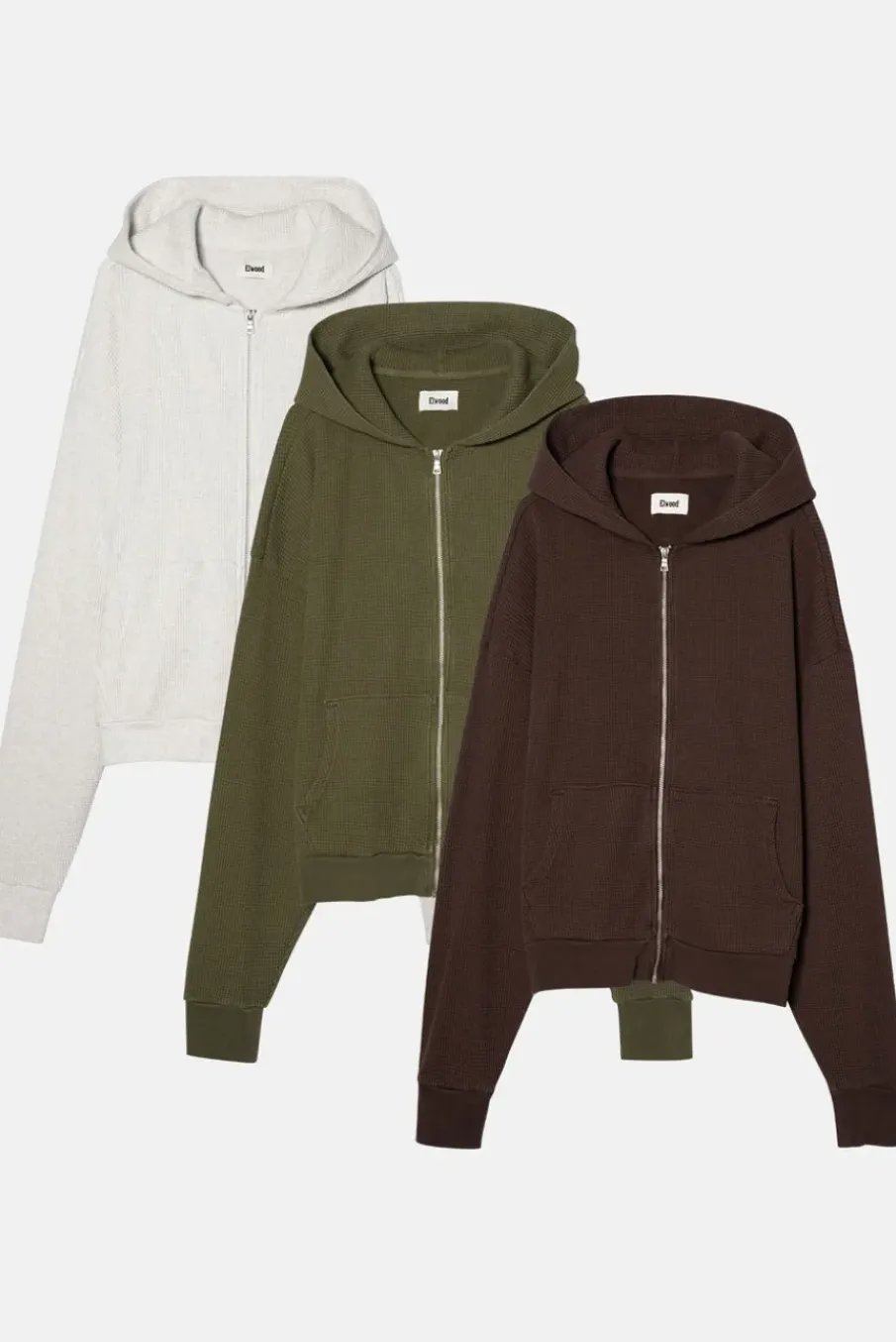 THERMAL ZIP HOODIE 3 PACK