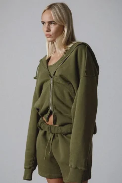 UNLINED ZIP HOODIE