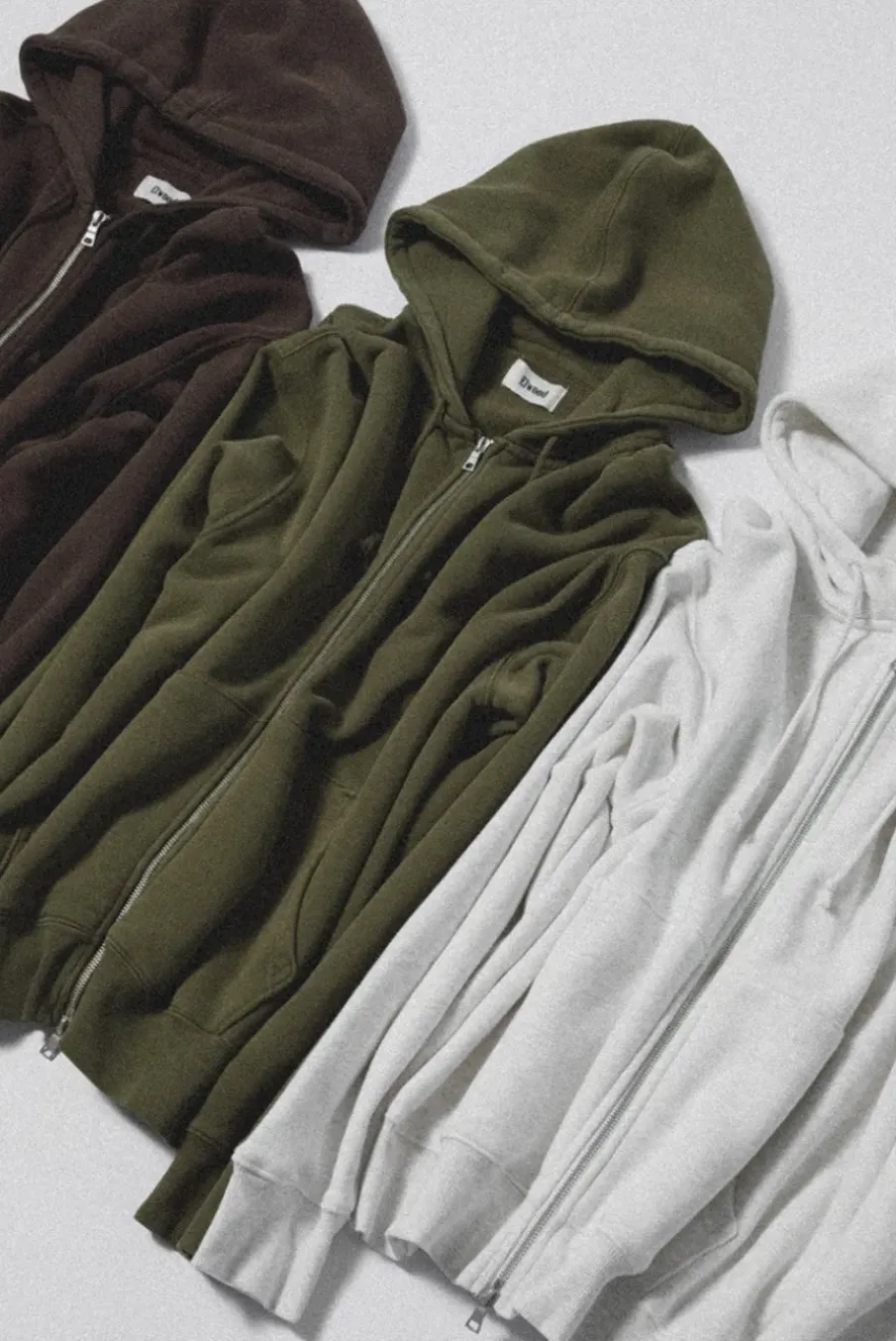 UNLINED ZIP HOODIE 3 PACK
