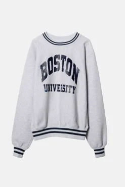 VINTAGE BOSTON U CREWNECK - L