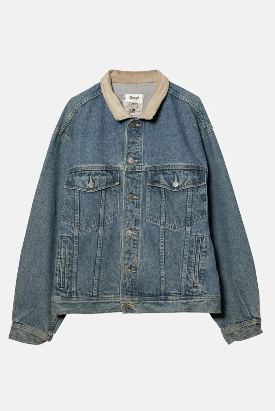 VINTAGE DENIM JACKET INDIGO - L
