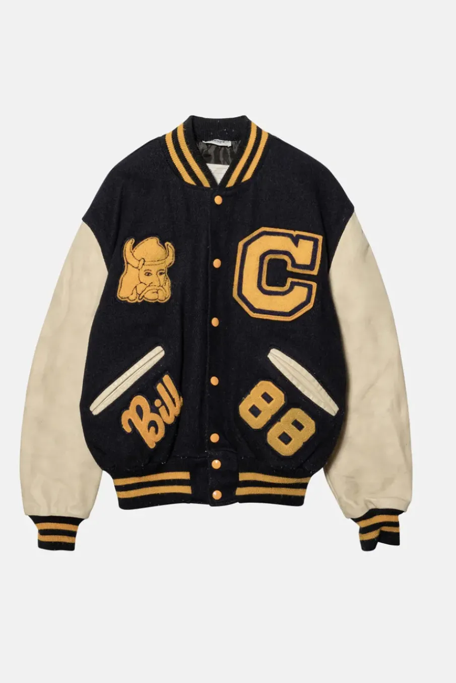 VINTAGE LETTERMAN JACKET - S