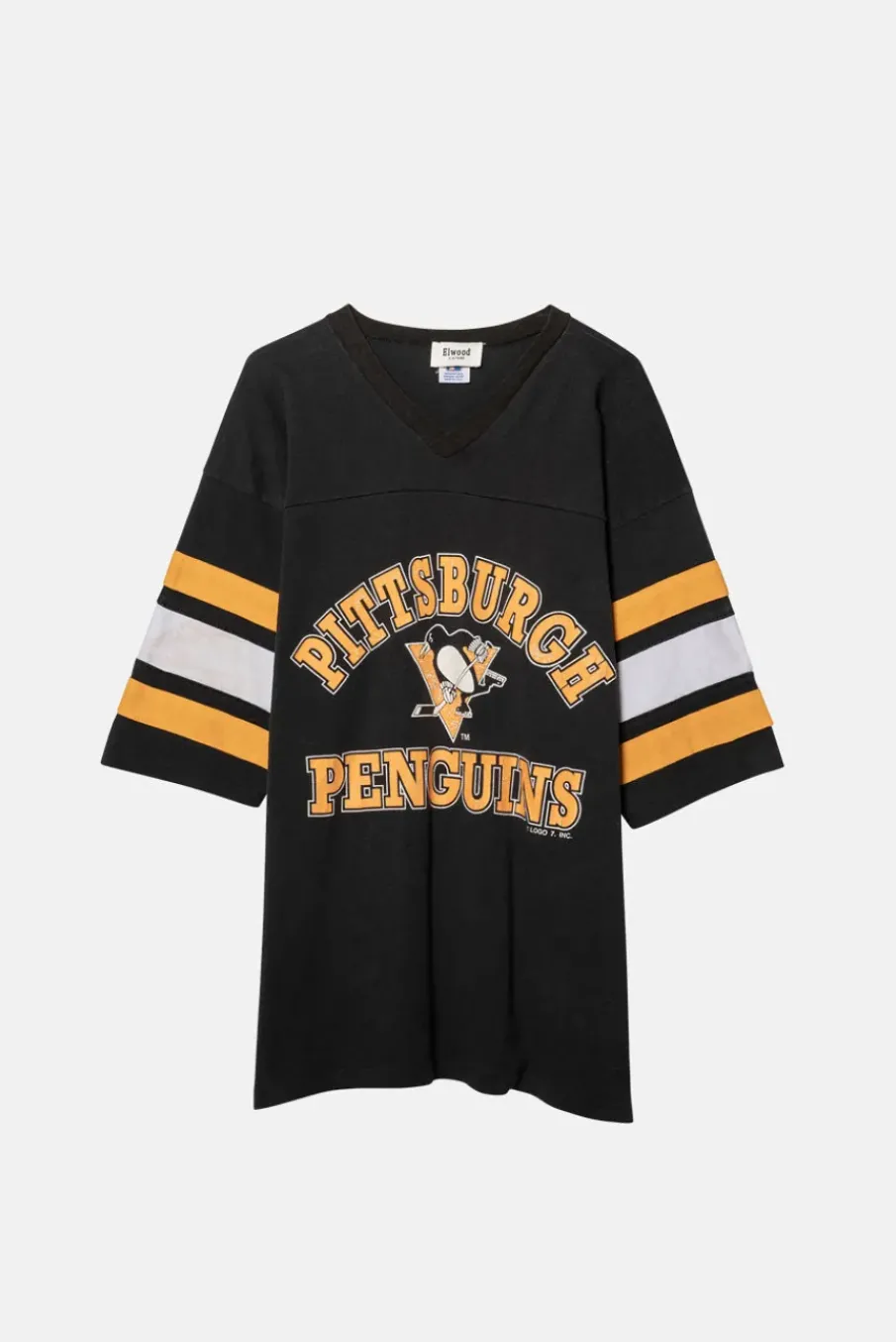 VINTAGE PITTSBURGH PENGUINS JERSEY - L
