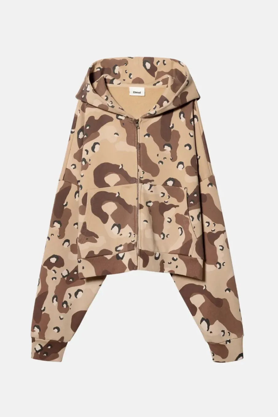 ZIP RECTANGLE HOODIE